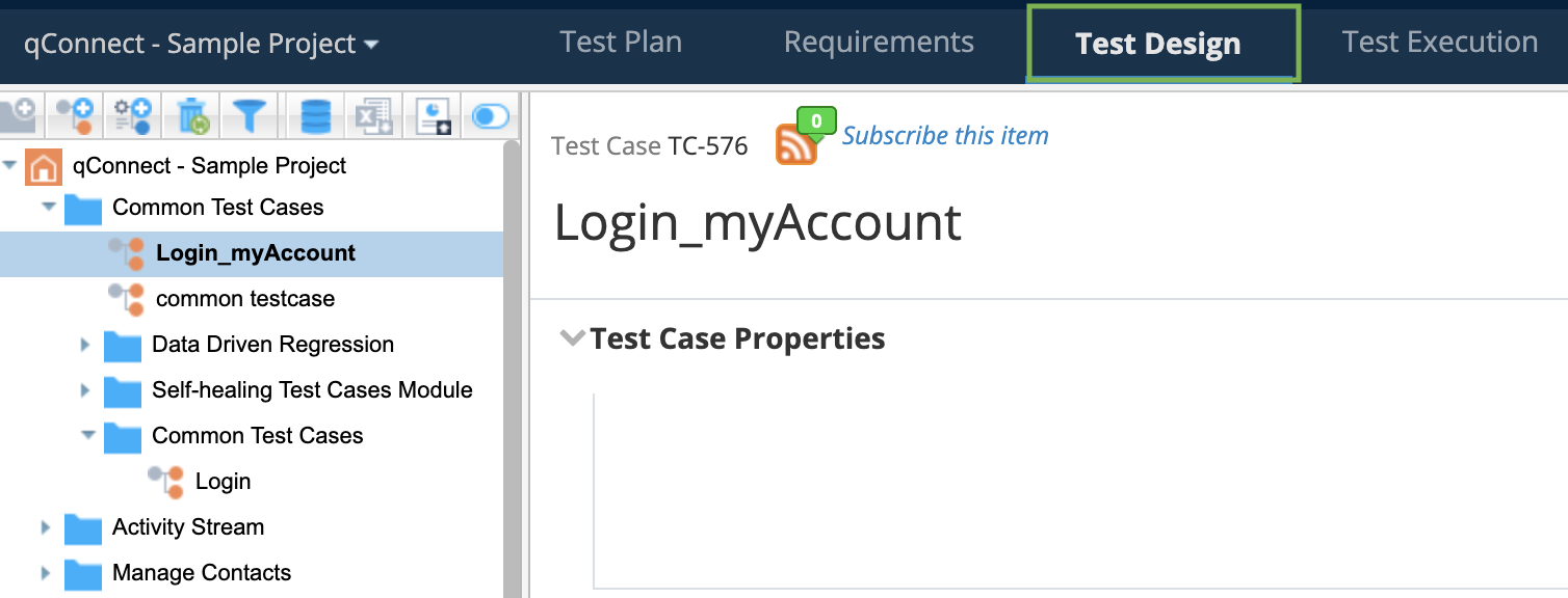 Move qTest test cases to the integrated module