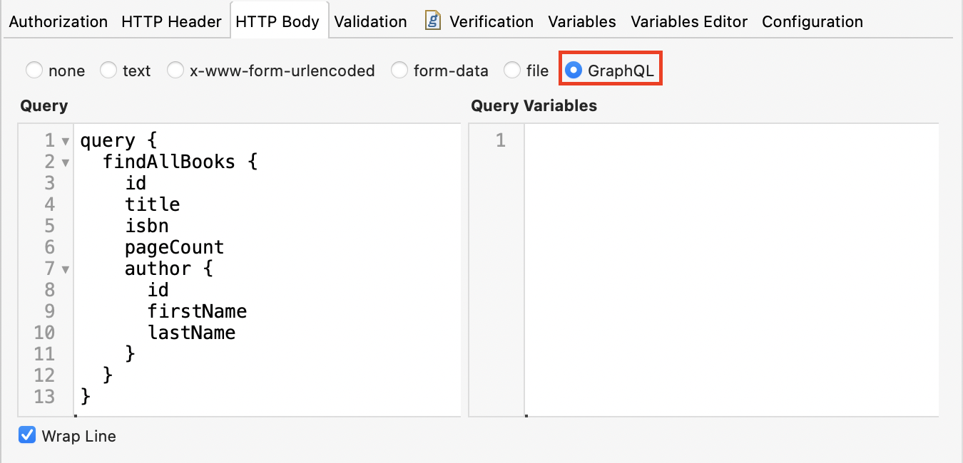GraphQL query