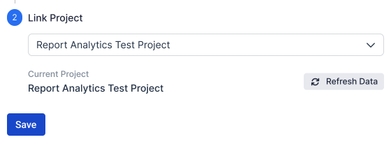Link your Jira project when setting up the integration.