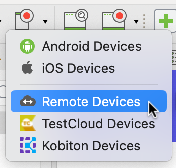 Select Remote Devices.